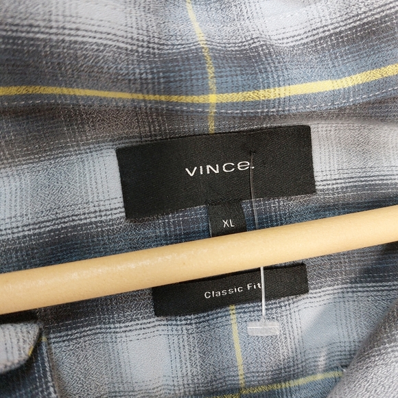 Vince plaid classic fit button down shirt - Picture 3 of 4